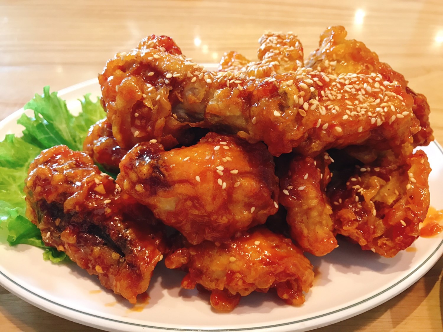 Cánh Gà Chiên Sốt Cay Hàn