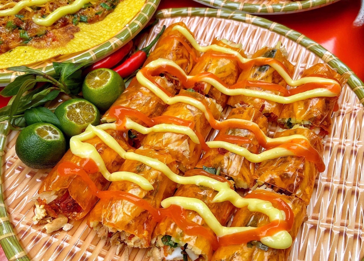 Bánh Tráng Cuốn Bò